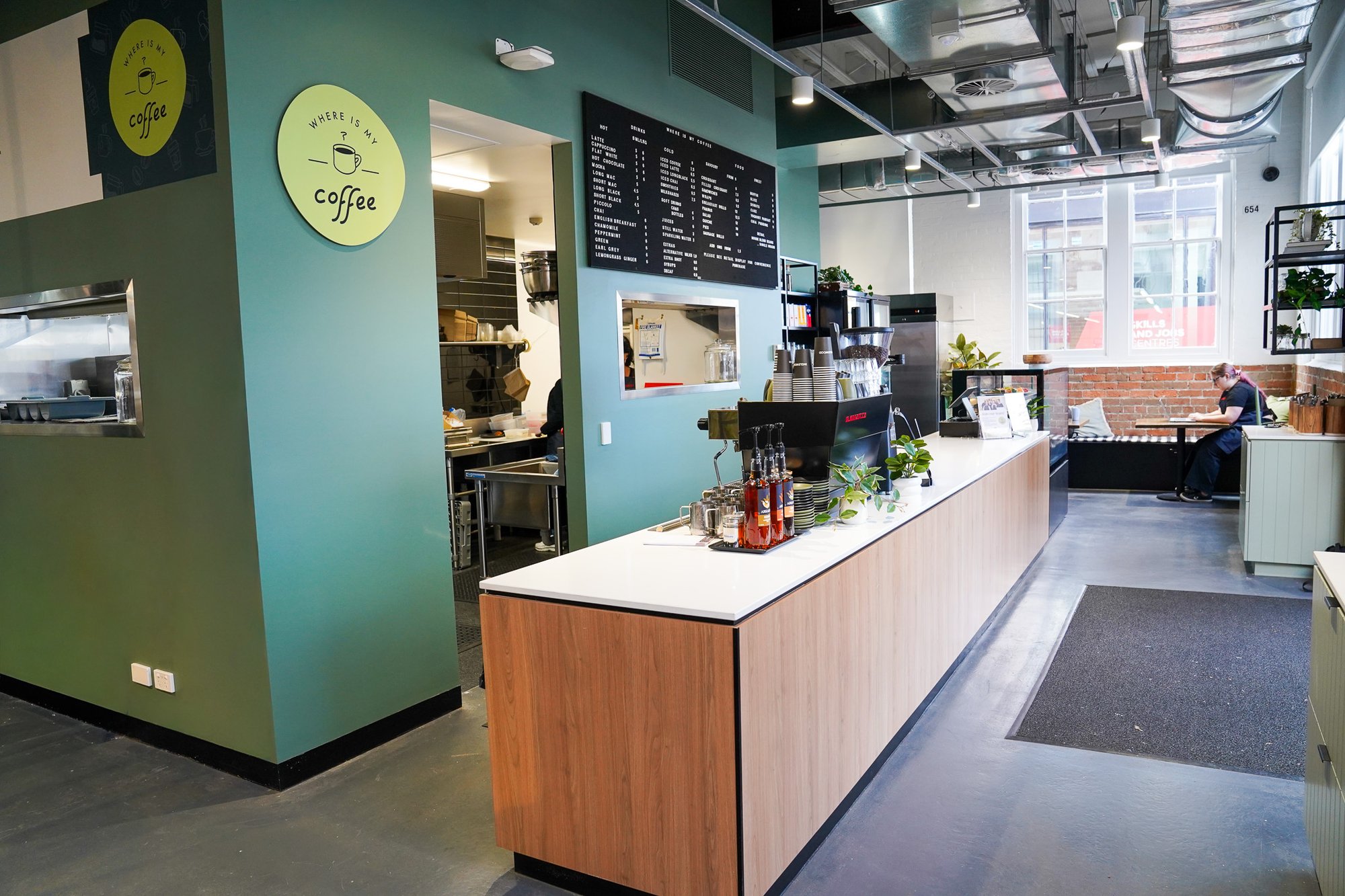 WIMC Bendigo inside cafe